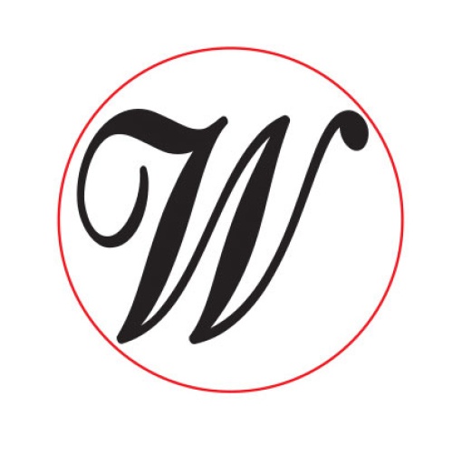 Sinete D. Torrejano com Cabo de Madeira Letra Script W