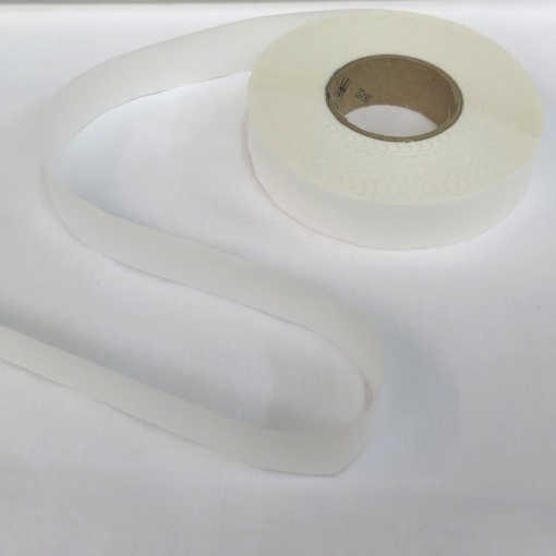 Fita de Bainhas Adesiva com Rede 20mm Branco (metro)