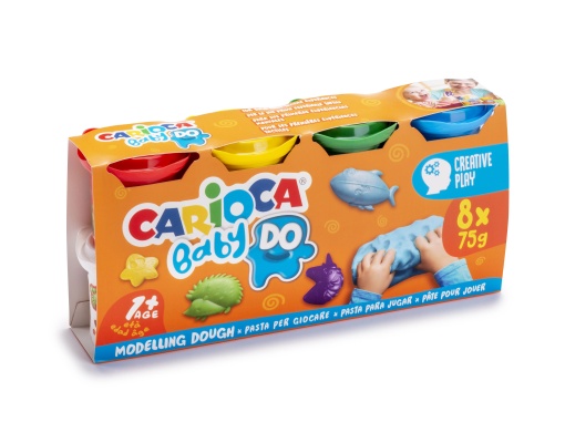 Plasticina CARIOCA Baby (8x75ml)