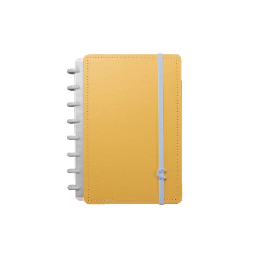 CADERNO INTELIGENTE A5 Pautado Laranja Pastel
