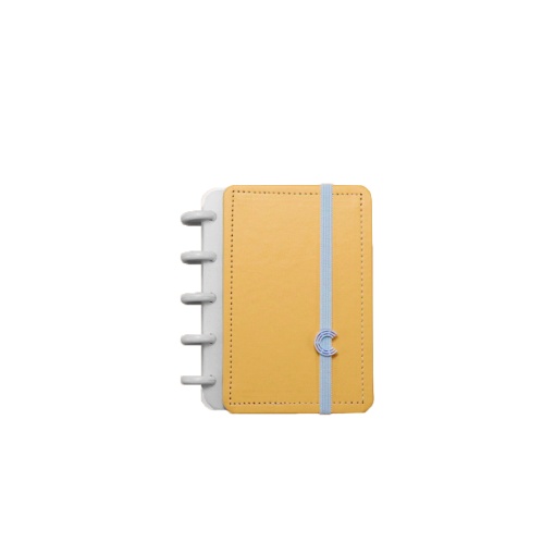 CADERNO INTELIGENTE A6 INTELIGINE Liso Laranja Pastel