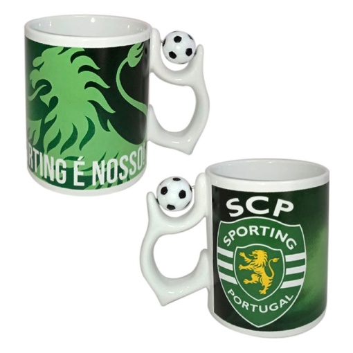 Caneca SPORTING com Bola na Pega