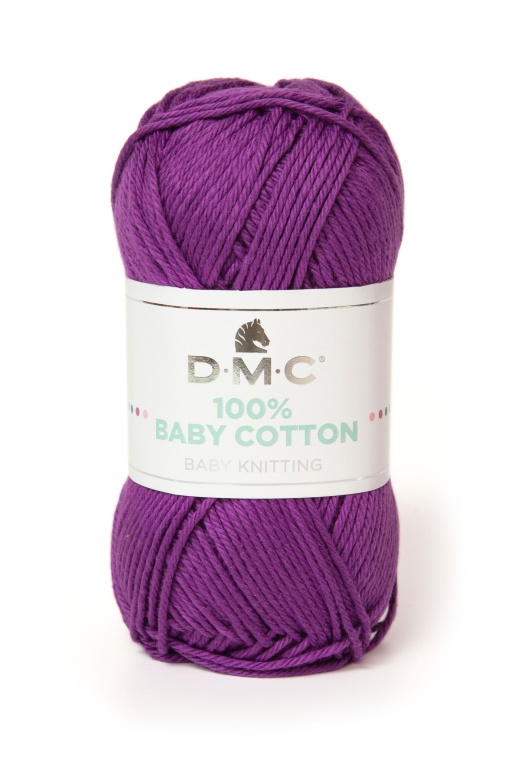 Fio de Tricot DMC 100% Baby Cotton 50g Lilás 756 382