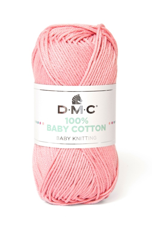 Fio de Tricot DMC 100% Baby Cotton 50g Rosa 764 382