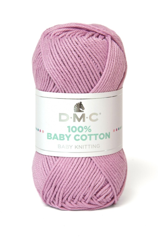 Fio de Tricot DMC 100% Baby Cotton 50g Rosa Velho 769 382