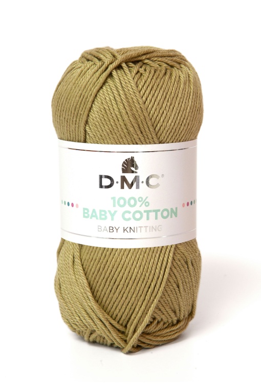 Fio de Tricot DMC 100% Baby Cotton 50g Castanho Mel 772 382