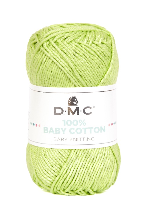 Fio de Tricot DMC 100% Baby Cotton 50g Verde Água 779 382