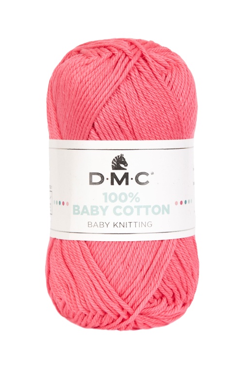 Fio de Tricot DMC 100% Baby Cotton 50g Rosa 799 382