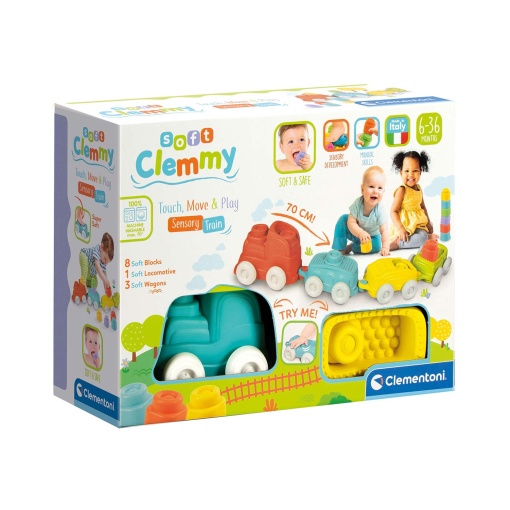 Comboio Sensorial CLEMENTONI Soft Clemmy