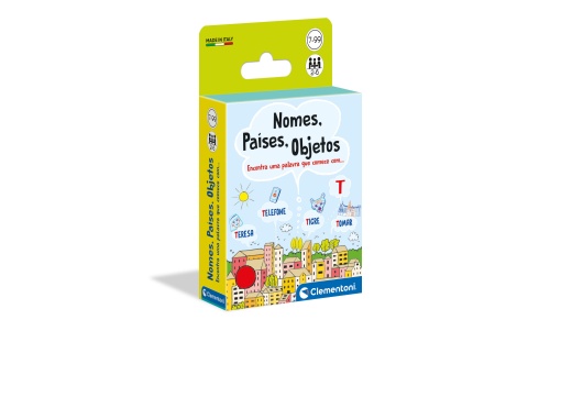 Jogo de Cartas Nomes, Coisas, Cidades CLEMENTONI