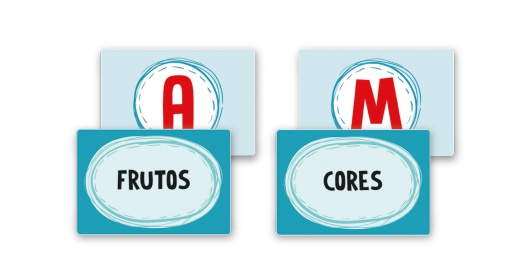 Jogo de Cartas Nomes, Coisas, Cidades CLEMENTONI