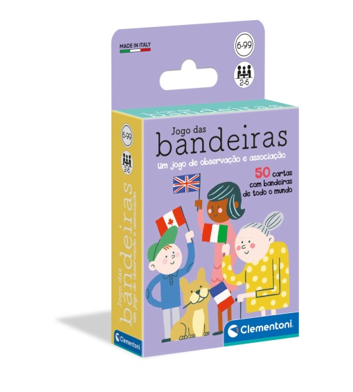 Jogo de Cartas Bandeiras CLEMENTONI