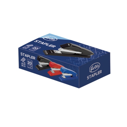 Agrafador FOROFIS 24/6 20 folhas Azul