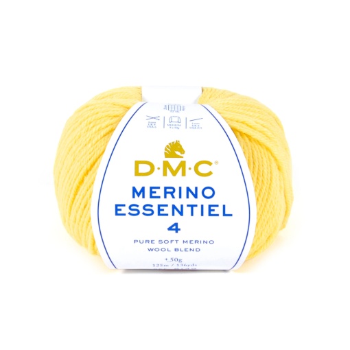 Fio de Tricot DMC Merino Essentiel 50g Amarelo 875 8149