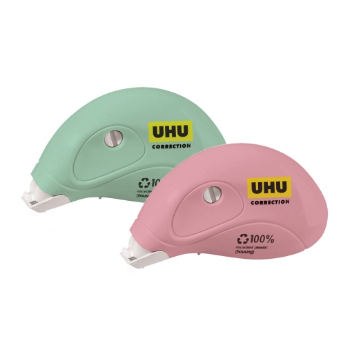 Corrector de fita UHU Mini Pastel 5mmx6m sortido