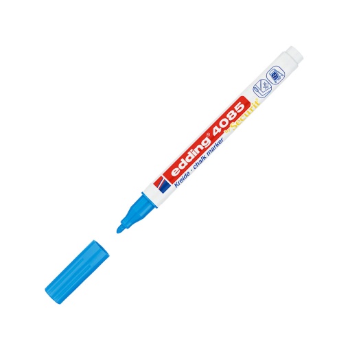 Marcador de giz líquido EDDING 4085 1-2mm azul claro 10