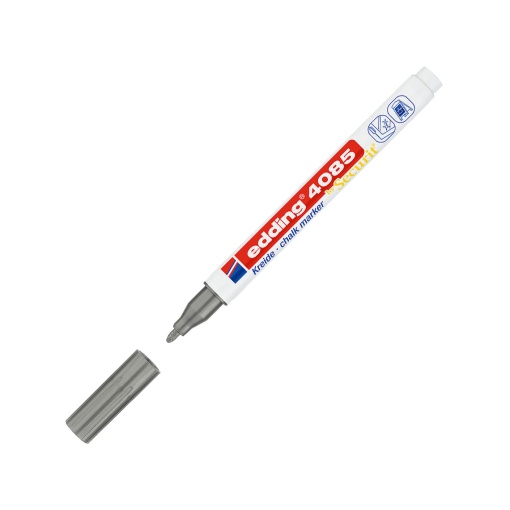 Marcador de giz líquido EDDING 4085 1-2mm prateado 54