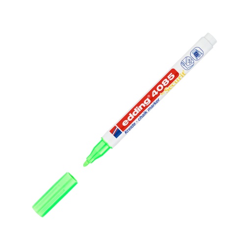 Marcador de giz líquido EDDING 4085 1-2mm verde fluorescente 064