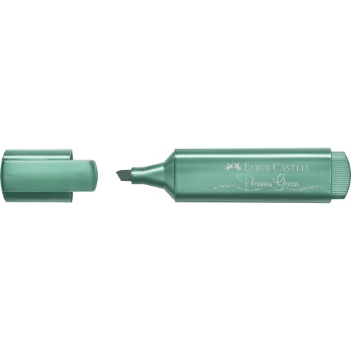 Faber-Castell Textliner 46 Metallic 1-2-5mm Green Fluorescent Highlighter