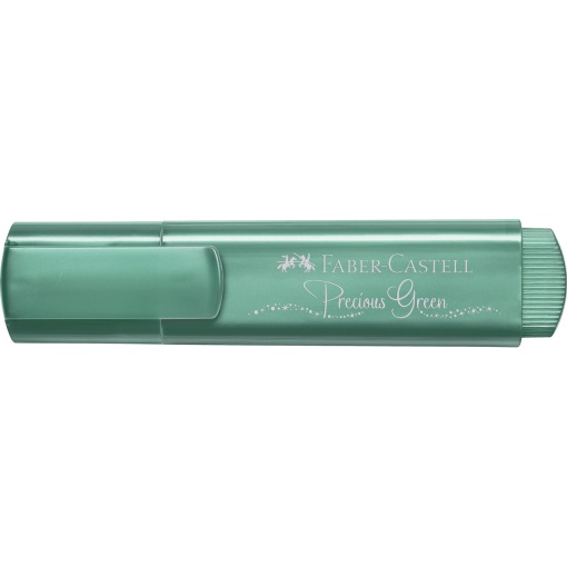 Faber-Castell Textliner 46 Metallic 1-2-5mm Green Fluorescent Highlighter