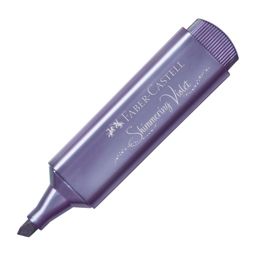 Sublinhador Fluorescente FABER-CASTELL Textliner 46 Metallic 1-2-5mm Violeta