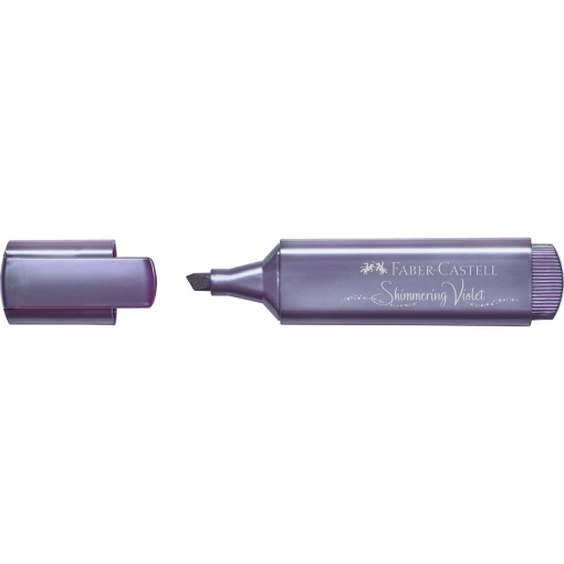 Faber-Castell Textliner 46 Metallic 1-2-5mm Violet Fluorescent Highlighter