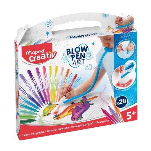 Pinturas com Soprador MAPED CREATIV 24 Cores