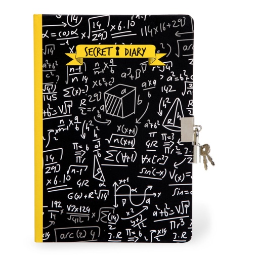 Diário com Cadeado I-TOTAL Math Pontilhado