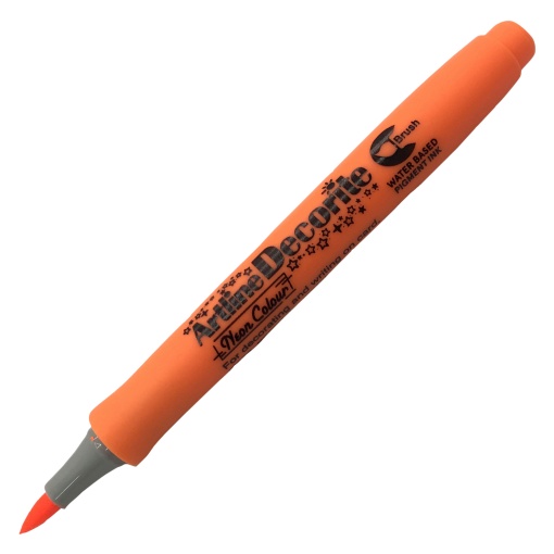 Brush Pen ARTLINE Decorite Laranja Neon
