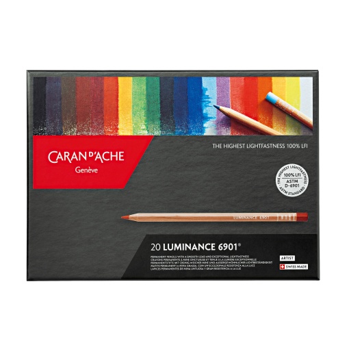 Lápis de cor CARAN D'ACHE Luminance (20 unidades)
