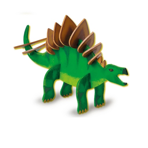DINO de Madeira Brilha No Escuro SES CREATIVE Hobby