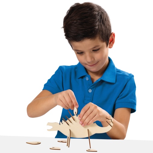 DINO de Madeira Brilha No Escuro SES CREATIVE Hobby