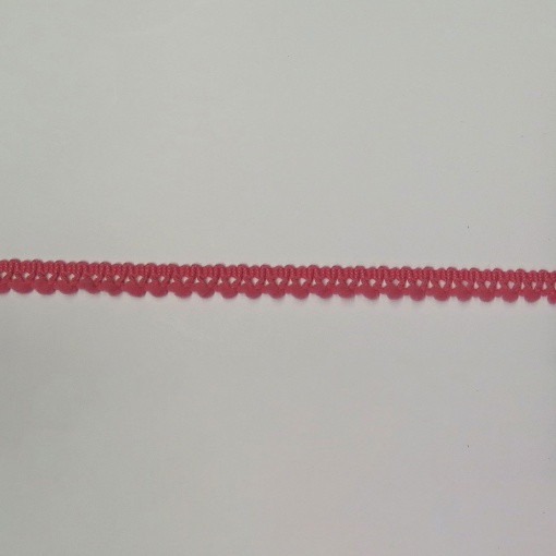 Fita com Pompons 10mm Rosa 275 (metro)