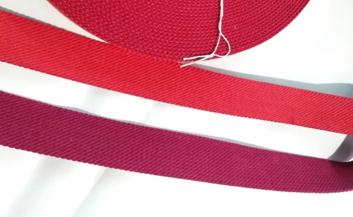 Correia Dupla Face 30mm Vermelho (metro)
