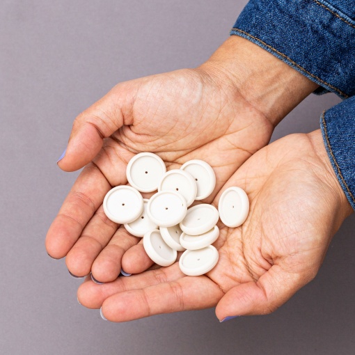 Discs + elastic band M for white SMART NOTEBOOK - 12+1 units