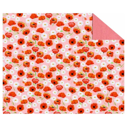 Cartolina URSUS 300g 49,5x68cm Flores Vermelho