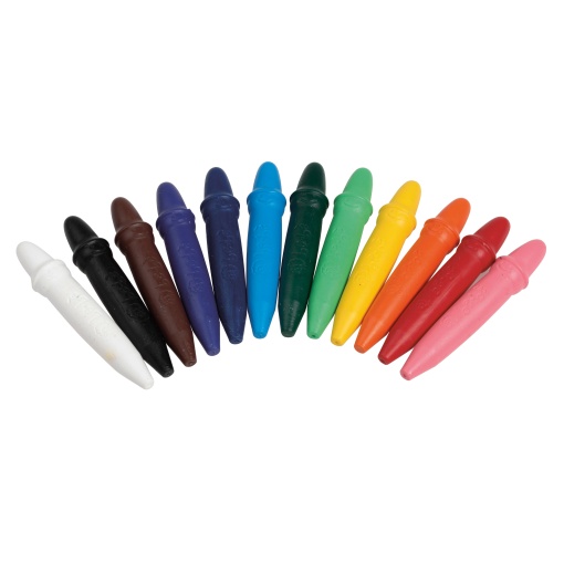 Lápis de Cera GIOTTO Be-Bè Super com 12
