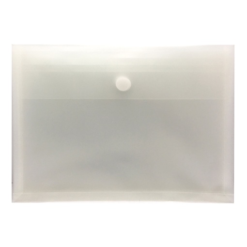 Bolsa para Documentos Fecho Velcro A4 Tipo Envelope com Fole Transparente