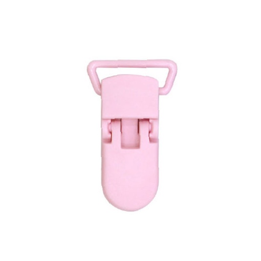 Porta-chupetas de Plástico 20mm Rosa COSE