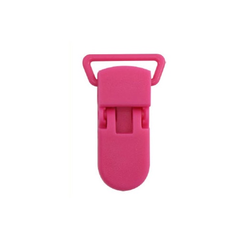 Porta-chupetas de Plástico 20mm Fuscia COSE