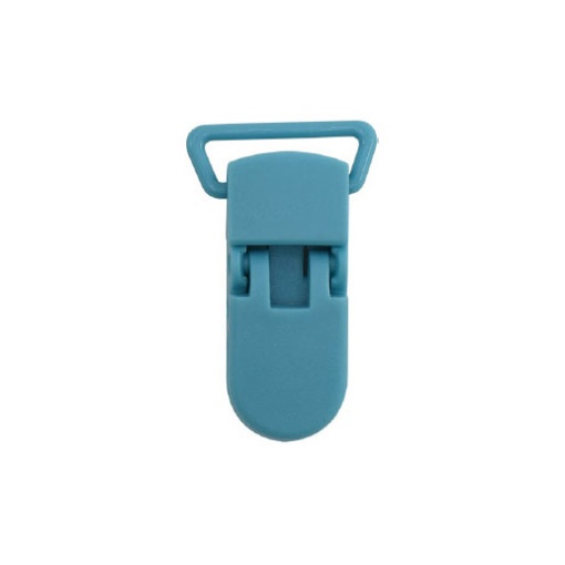Porta-chupetas de Plástico 20mm Turquesa COSE