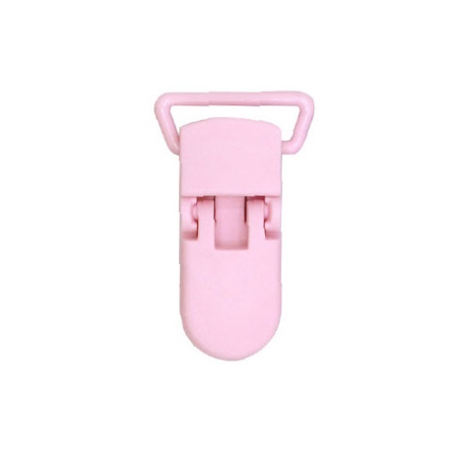 Porta-chupetas de Plástico 25mm Rosa COSE