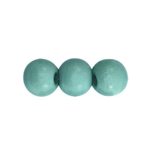 Bola de Madeira 11mm Verde Água COSE