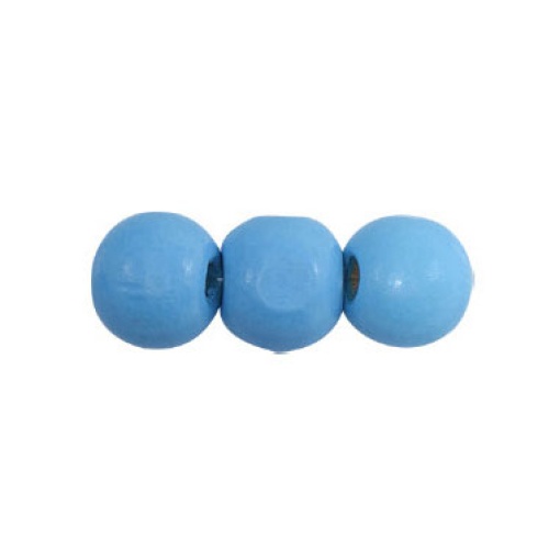 Bola de Madeira 11mm Turquesa Escuro COSE