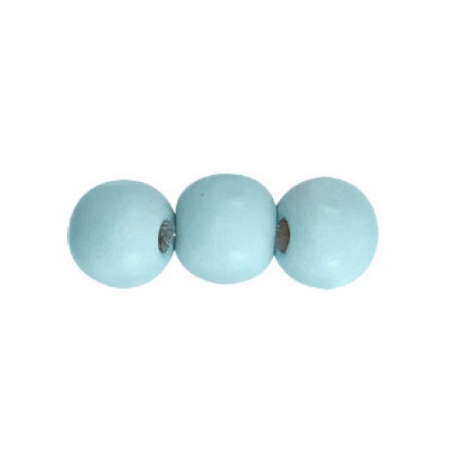 Bola de Madeira 11mm Azul Celeste