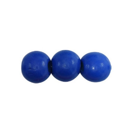 Bola de Madeira 11mm Azul Escuro