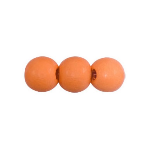 Bola de Madeira 11mm Salmão Escuro COSE