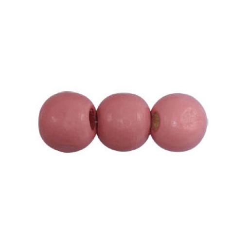 Bola de madeira 11mm rosa 042500.011.0084