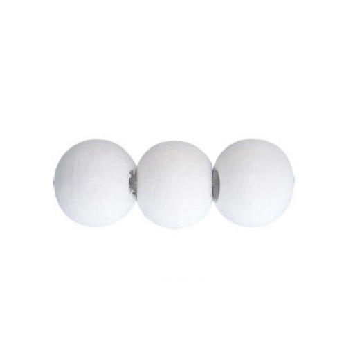 Bola de Madeira 15mm Branco COSE