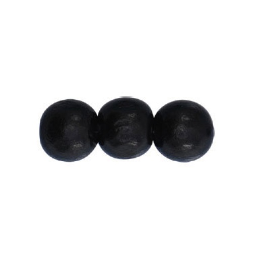 Bola de Madeira 15mm Preto COSE